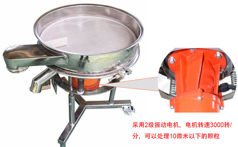 高頻篩特點:框體加高可防止漿液往外飛濺;加擋料板可加快排料,提高篩分效率